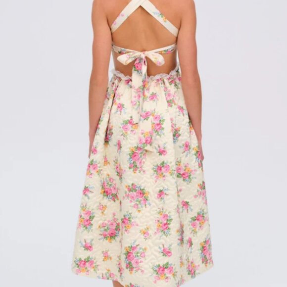 NWT For Love & Lemons Amandine Midi Dress - Picture 4 of 12